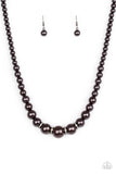 Paparazzi Accessories Party Pearls - Black