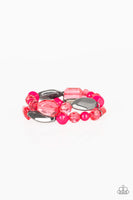 Paparazzi accessories Rockin Rock Candy - Pink