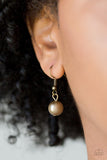 Paparazzi Accessories Party Pearls - Brass