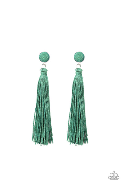 Paparazzi Accessories Tightrope Tassel - Green