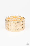 Paparazzi Accessories Tectonic Texture - Gold