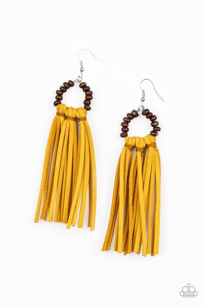 Paparazzi Accessories Easy To PerSUEDE - Yellow