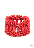 Paparazzi accessories Fiji Flavor - Red