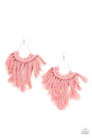 Paparazzi Accessories Wanna Piece Of MACRAME? - Pink