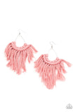 Paparazzi Accessories Wanna Piece Of MACRAME? - Pink