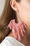 Paparazzi Accessories Wanna Piece Of MACRAME? - Pink