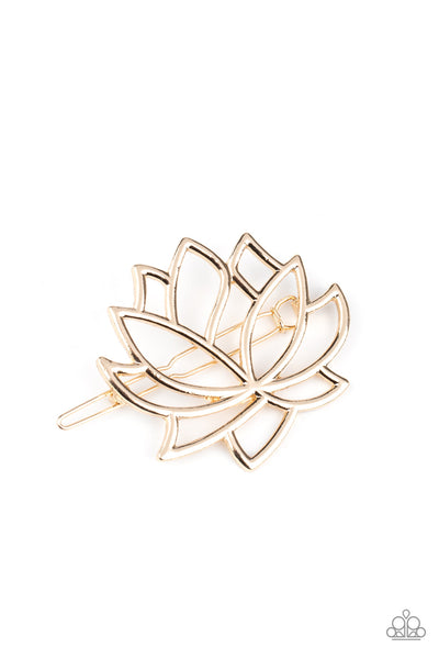 Paparazzi Accessories Lotus Pools - Gold