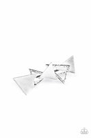 Paparazzi accessories Know All The TRIANGLES - Silver