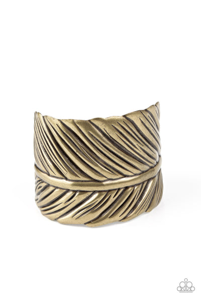 Paparazzi Accessories Where Theres a QUILL, Theres a Way - Brass
