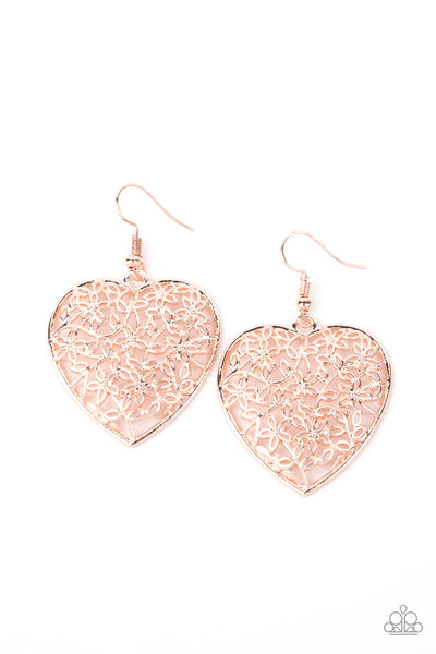 Paparazzi Accessories Let Your Heart Grow - Rose Gold