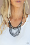 Paparazzi Accessories Flaunt Your Fringe - Black