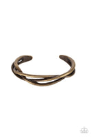 Paparazzi Accessories PLAIT Tectonics - Brass
