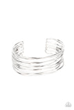 Paparazzi Accessories Nerves of Steel - Silver