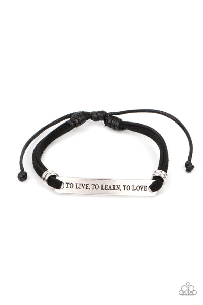 Paparazzi Accessories To Live, To Learn, To Love - Black