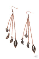 Paparazzi Accessories Chiming Leaflets - Copper