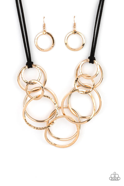 Paparazzi Accessories Spiraling Out of COUTURE - Gold