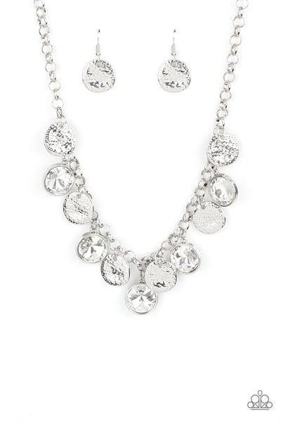 Paparazzi Accessories Spot On Sparkle - White