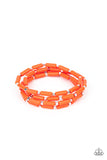 Paparazzi Accessories Radiantly Retro - Orange