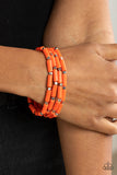 Paparazzi Accessories Radiantly Retro - Orange