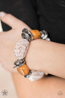 Paparazzi Accessories Glaze of Glory Bracelet-Peach