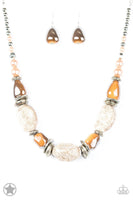 Paparazzi Accessories In Good Glazes Necklace Set-Black